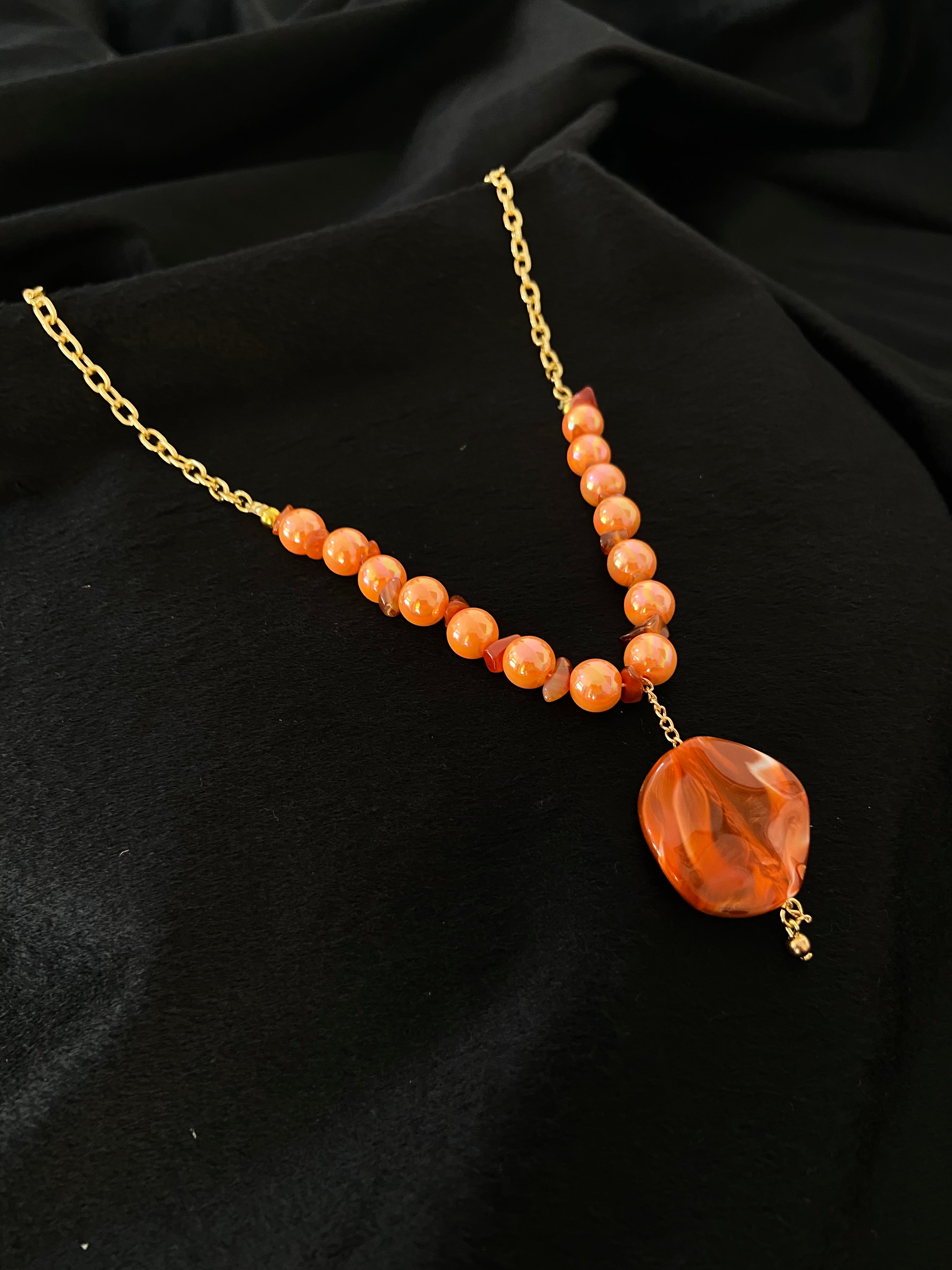 Colar Sol de Tangerina