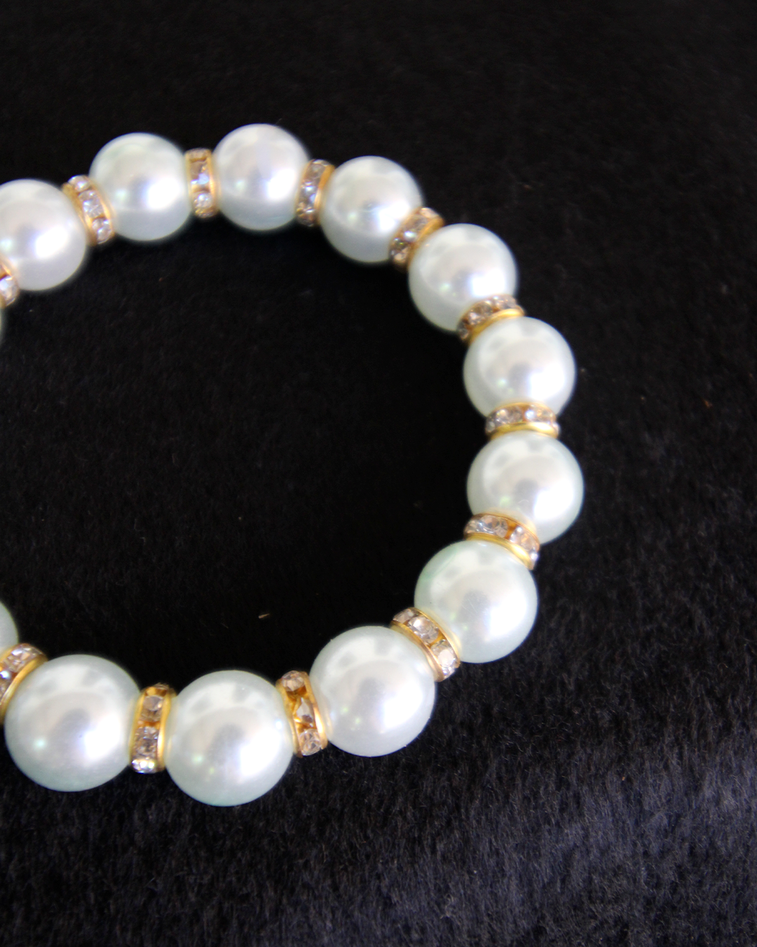 Pulseira Glamour de Pérola Esmeralda