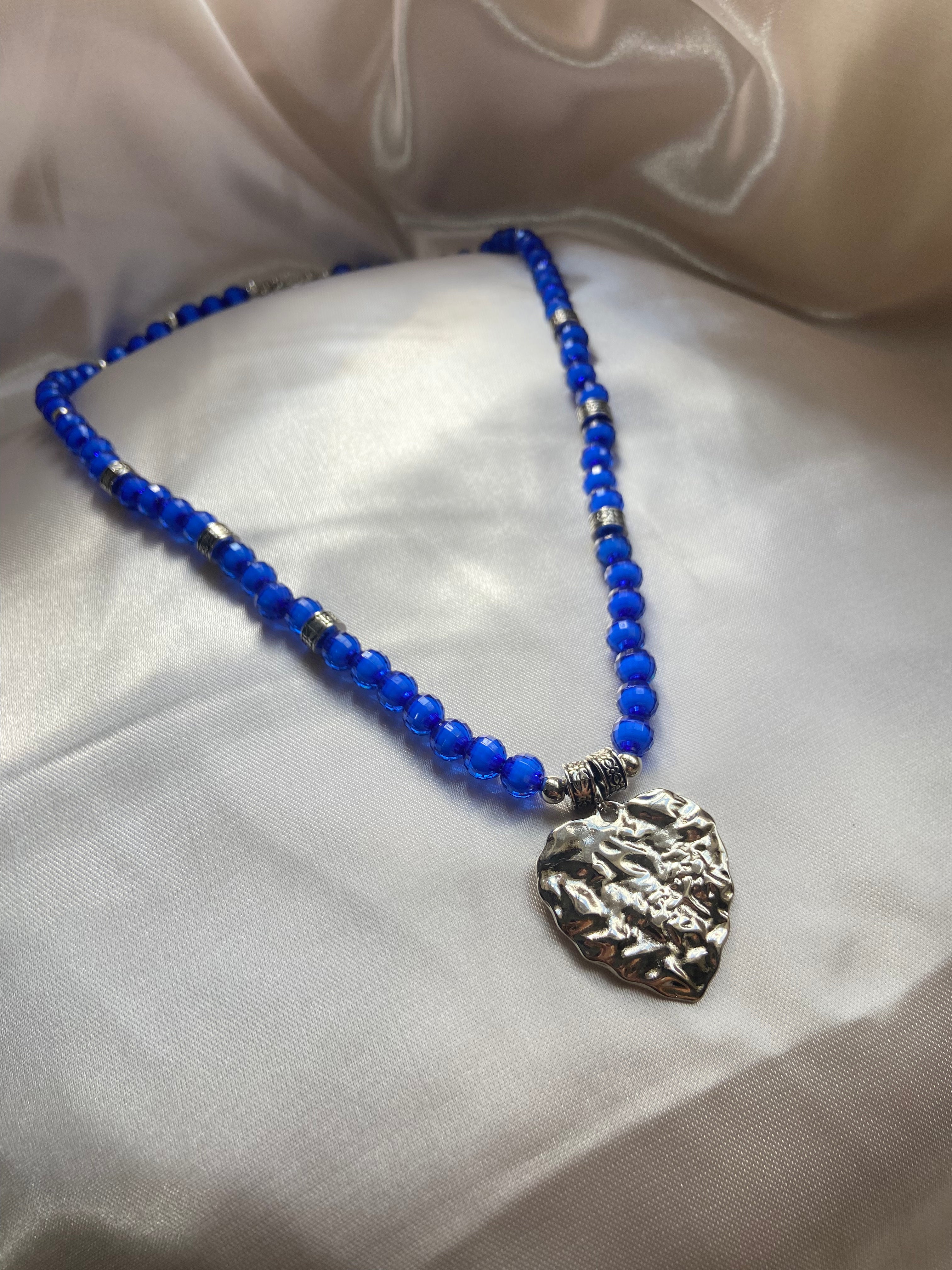 Colar Coração de Água Profunda