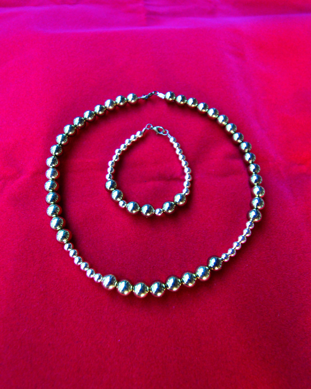 Conjunto Brilho de Aço Dourado