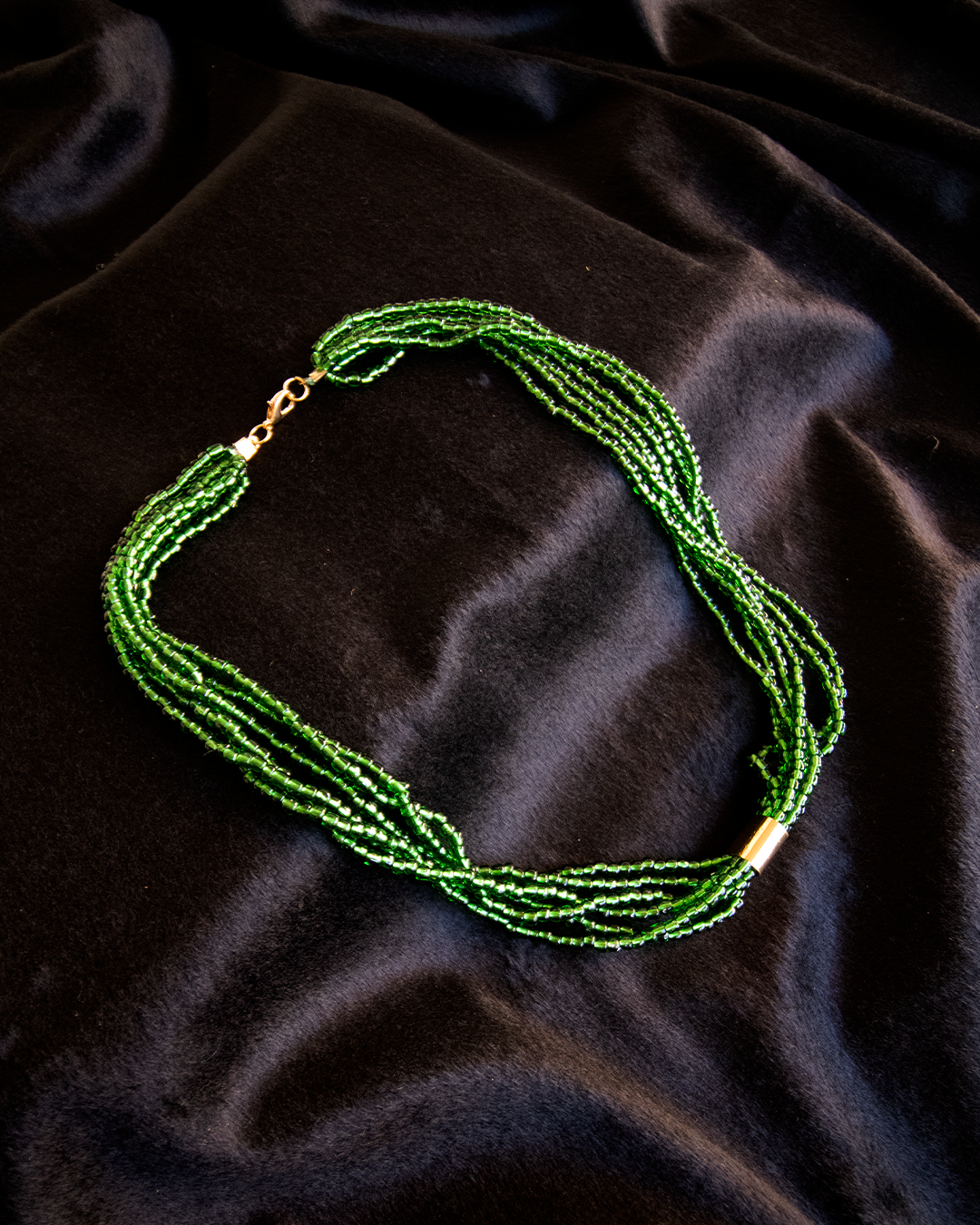 Colar Cascata Esmeralda