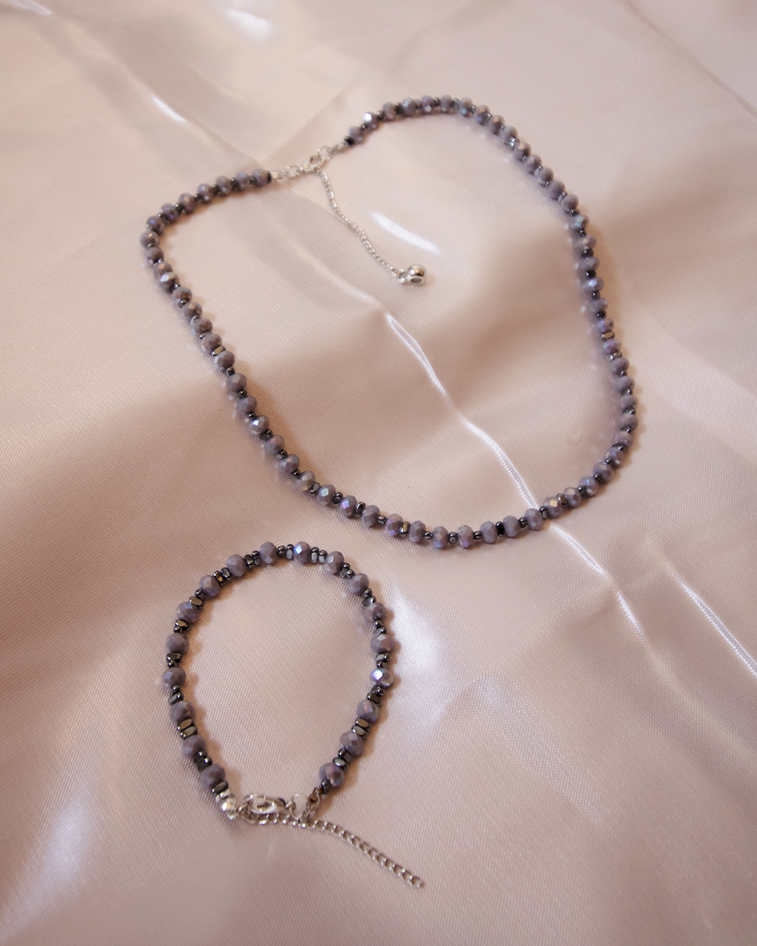 Conjunto Brilho de Lavanda Noturna