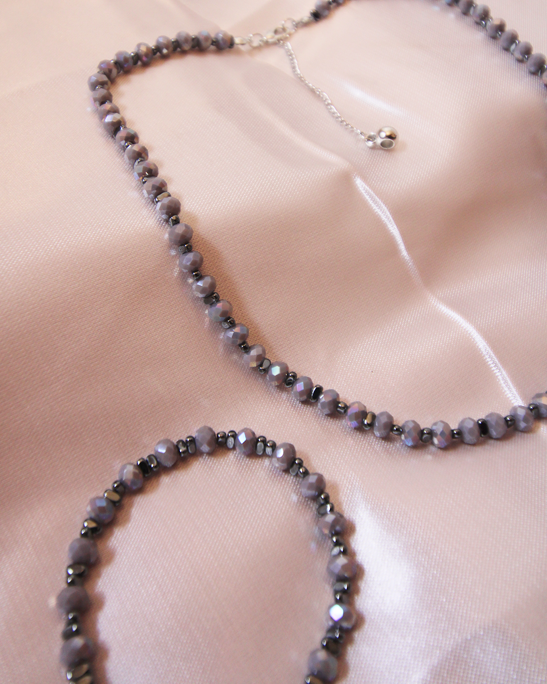 Conjunto Brilho de Lavanda Noturna